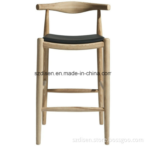 Solid Wooden Barstool (DS-C143B)